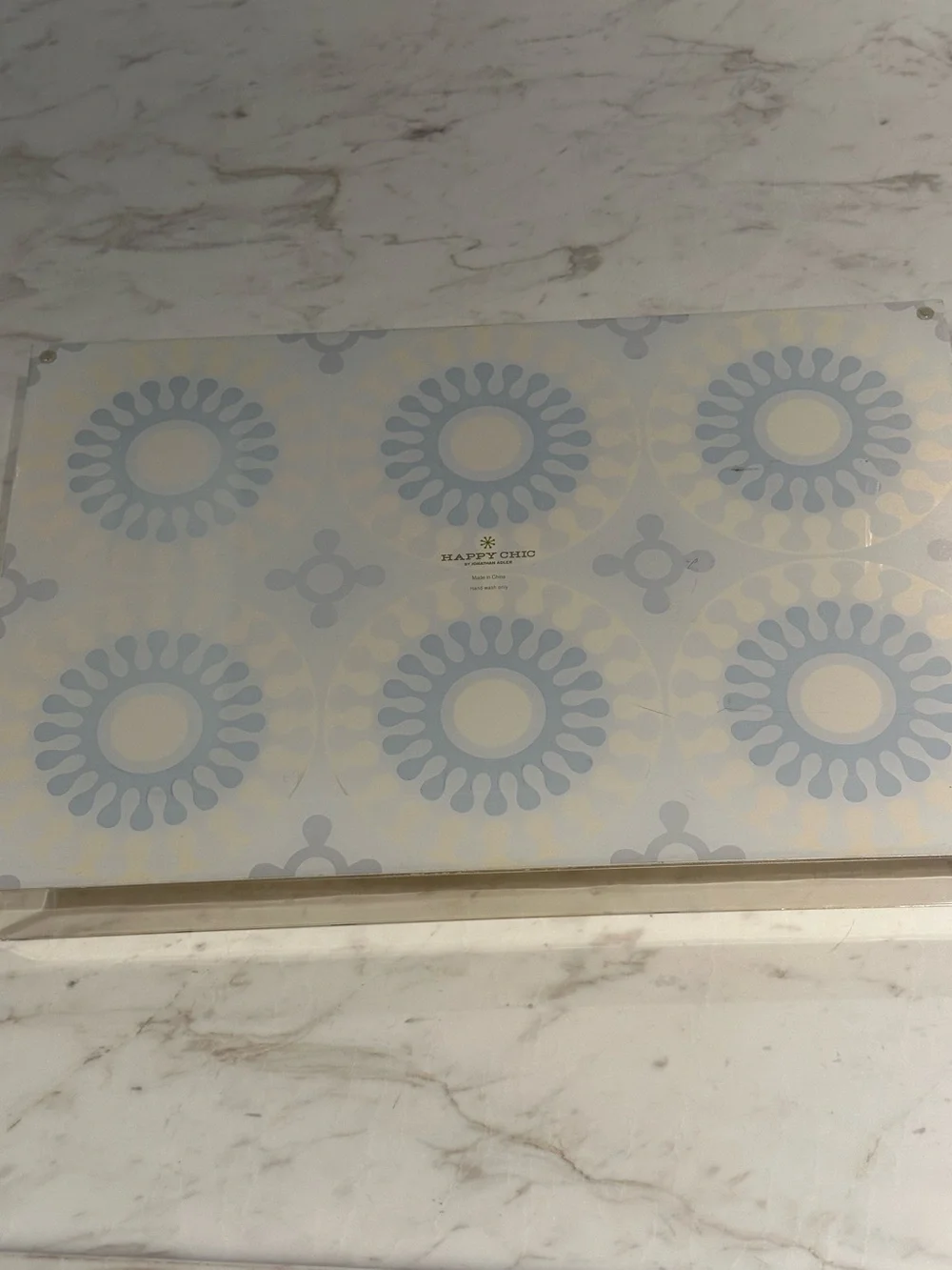 Jonathan Adler clear acrylic